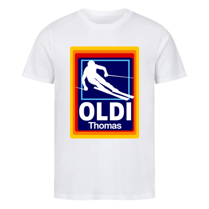 Oldi Ski - Unisex Bio Baumwolle Shirt - Personalisierbar