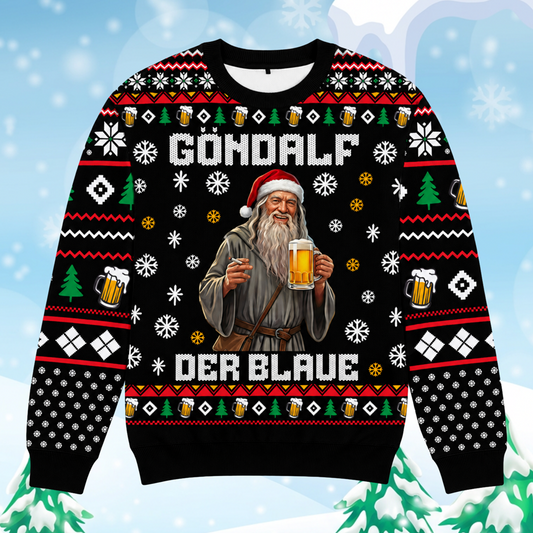 Göndalf der Blaue - Unisex Ugly Sweater