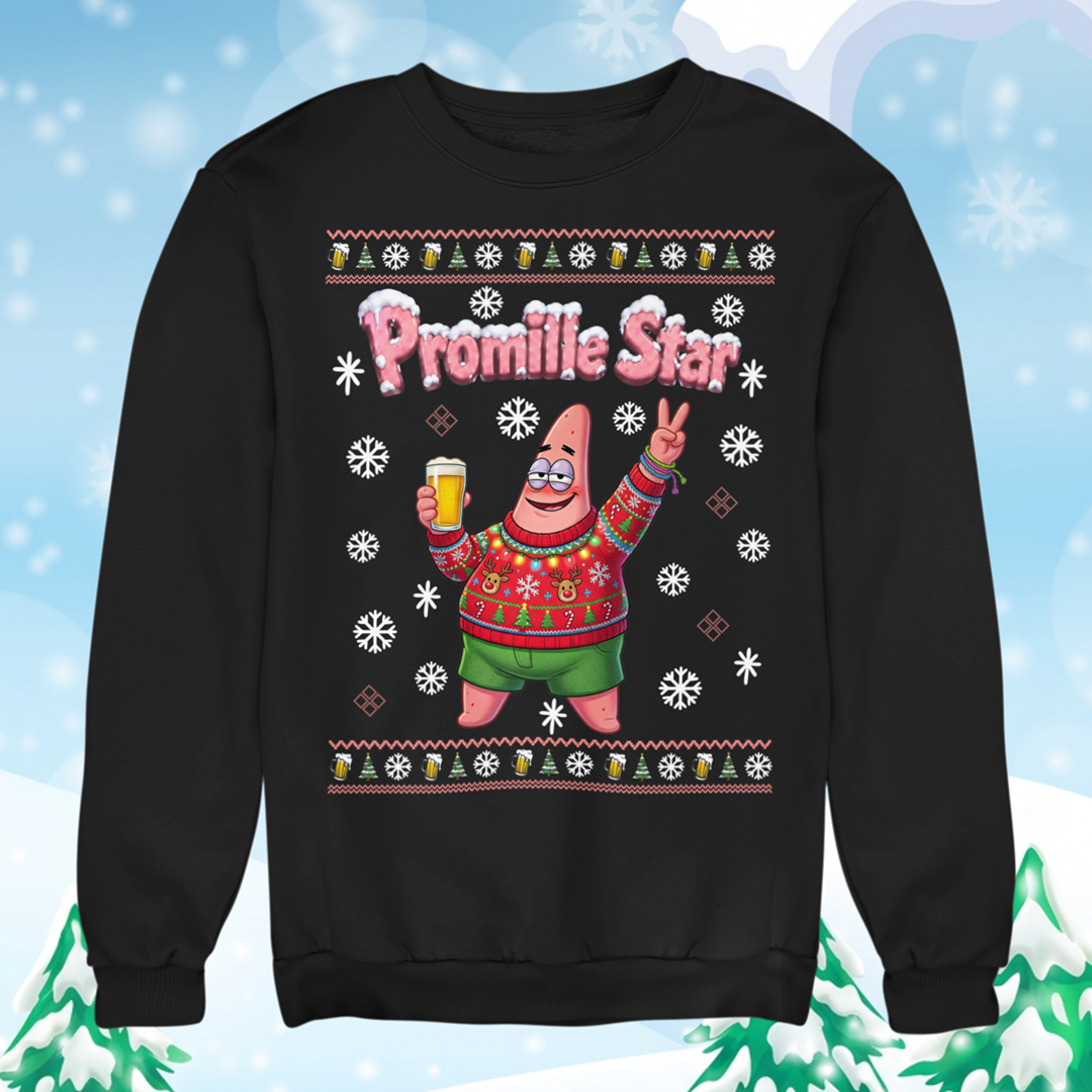 Promille Star - Unisex Ugly Sweater