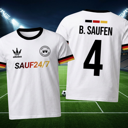 B. SAUFEN - Deutschland Fan Trikot