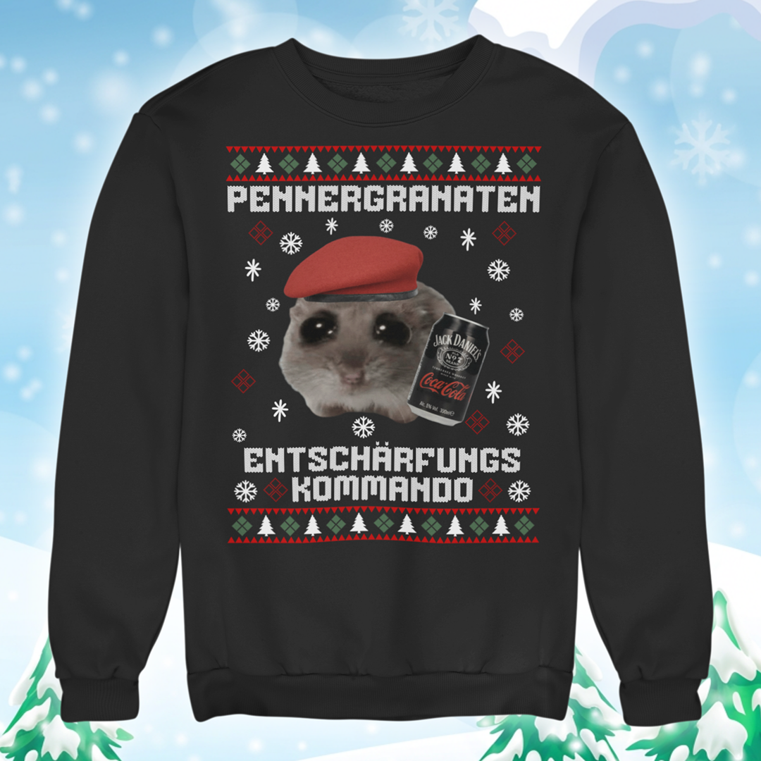 Pennergranaten Rot - Unisex Ugly Sweater