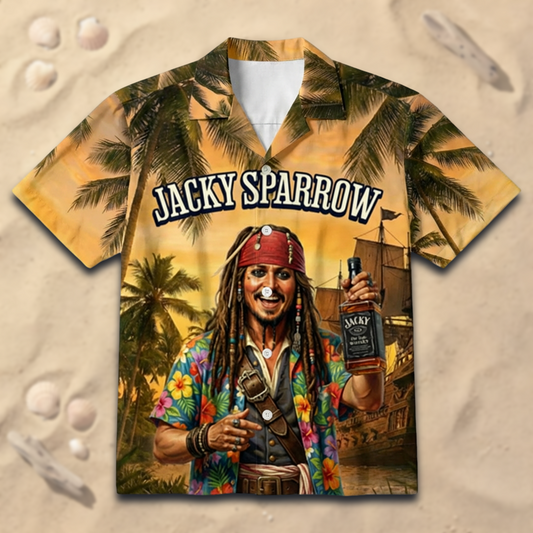 Jacky Sparrow - Unisex Hawaiihemd